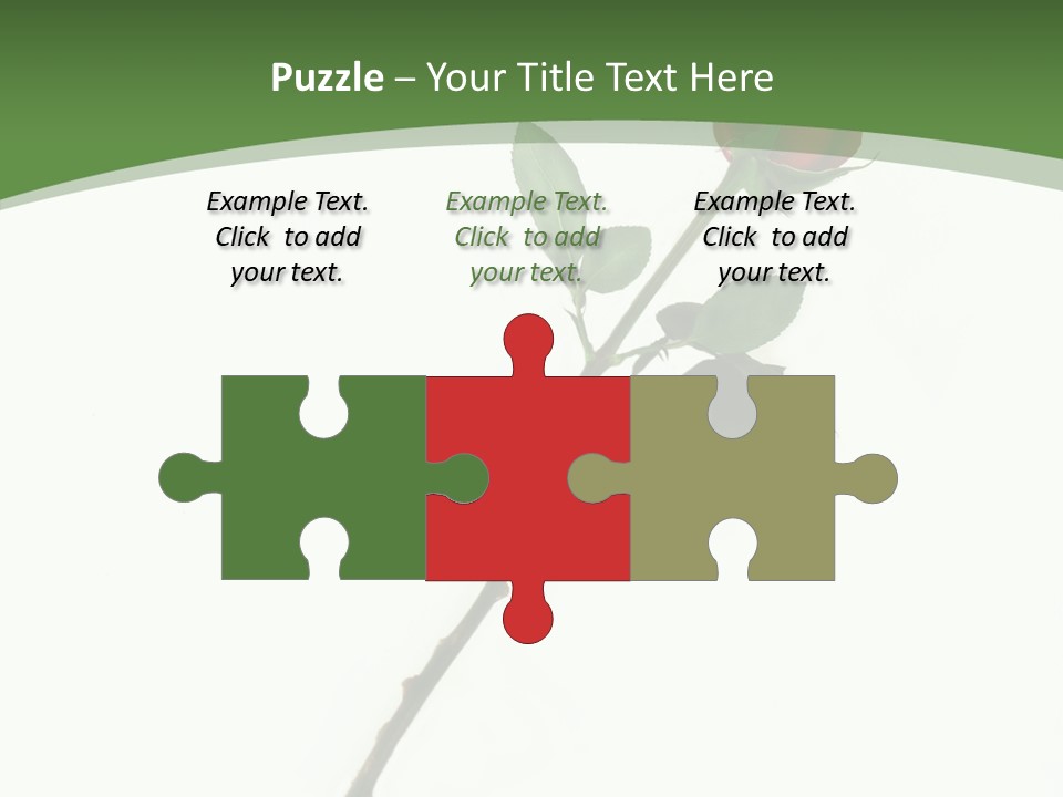 Occasion Rose Holiday PowerPoint Template