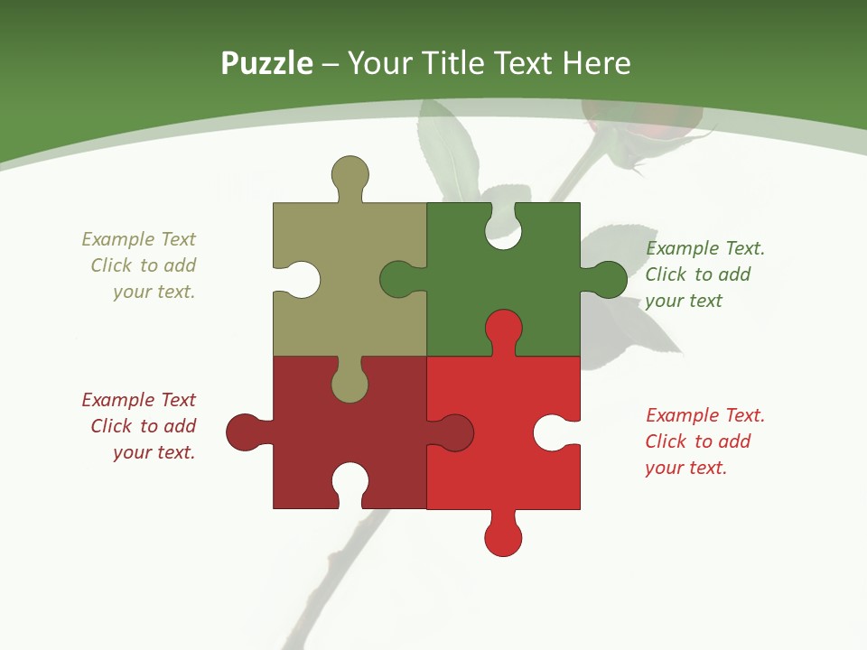 Occasion Rose Holiday PowerPoint Template