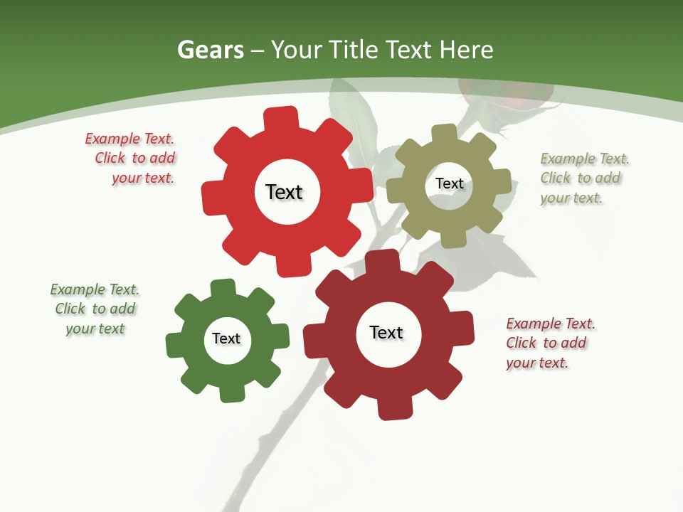 Occasion Rose Holiday PowerPoint Template