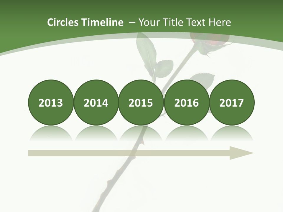 Occasion Rose Holiday PowerPoint Template