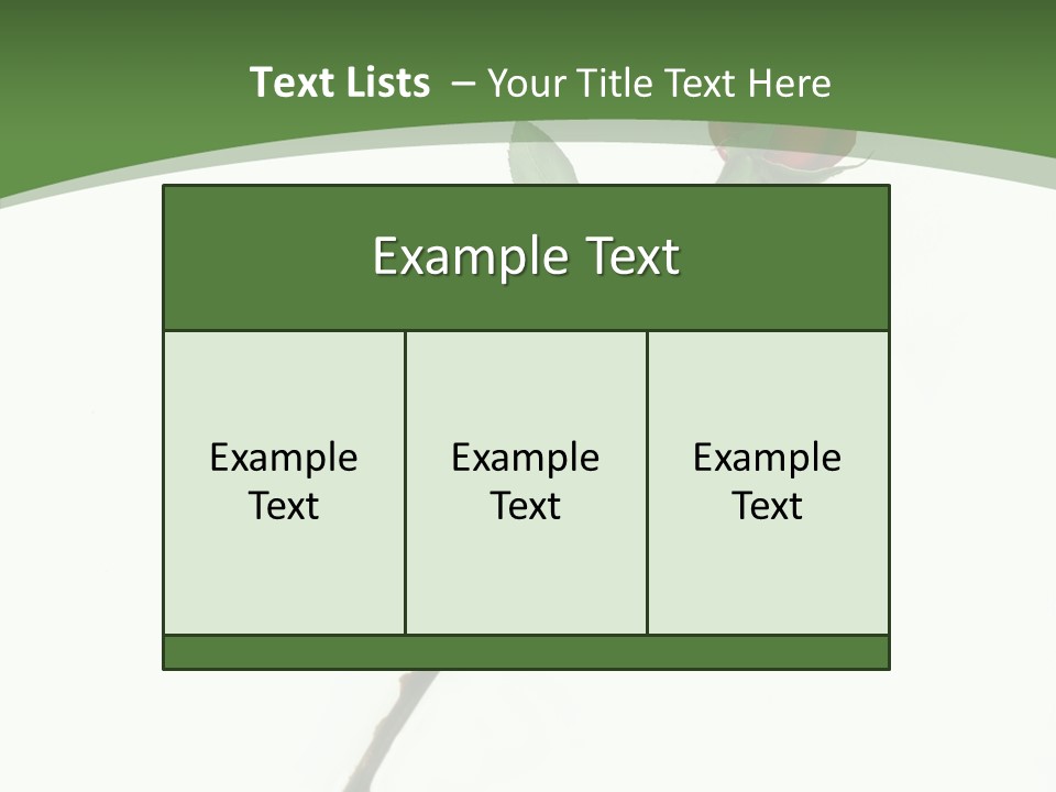 Occasion Rose Holiday PowerPoint Template