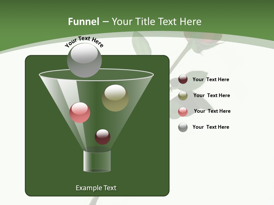 Occasion Rose Holiday PowerPoint Template