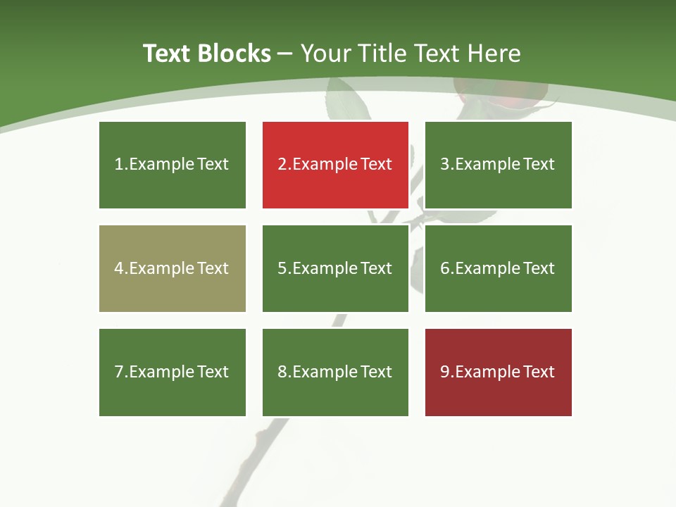 Occasion Rose Holiday PowerPoint Template