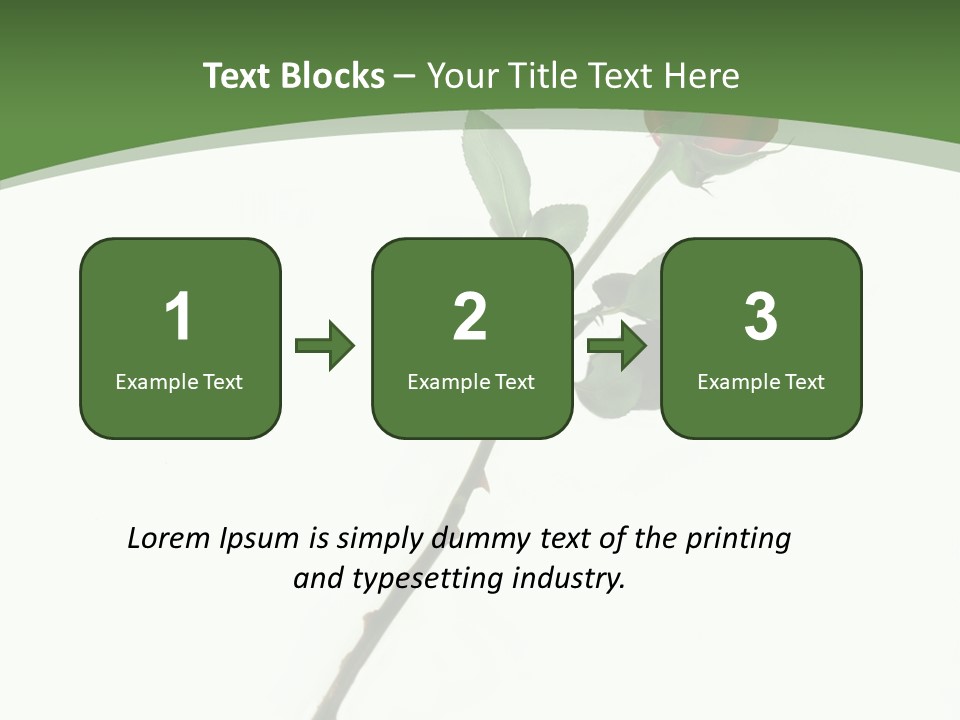 Occasion Rose Holiday PowerPoint Template