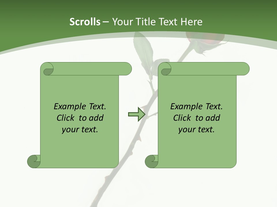 Occasion Rose Holiday PowerPoint Template