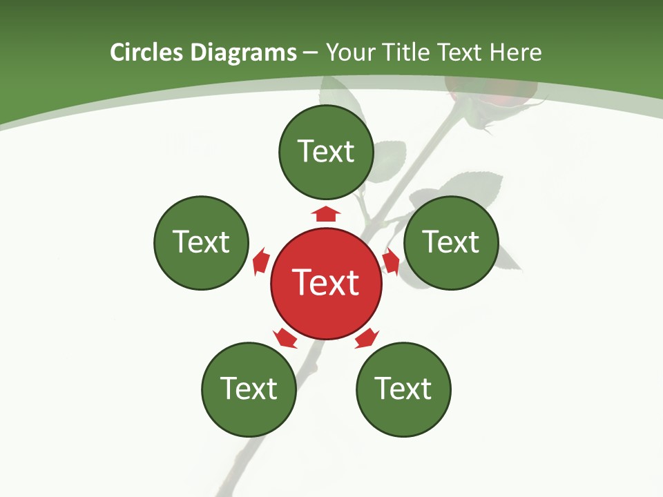 Occasion Rose Holiday PowerPoint Template