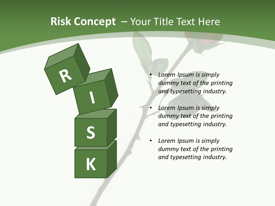 Occasion Rose Holiday PowerPoint Template