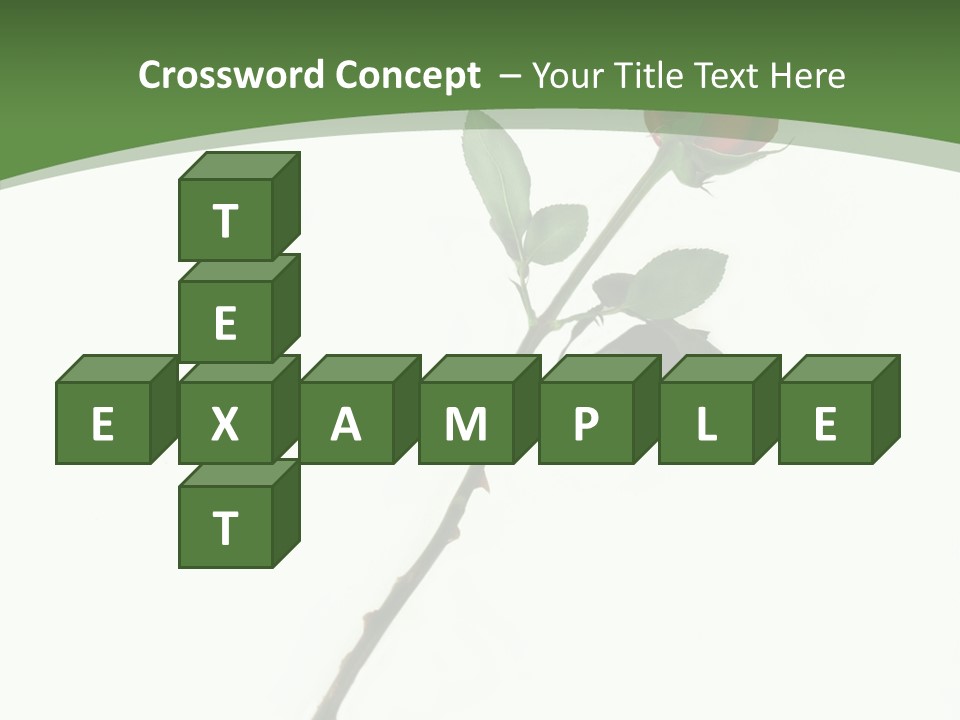 Occasion Rose Holiday PowerPoint Template