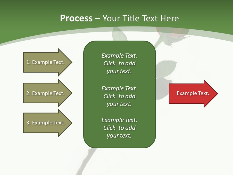 Occasion Rose Holiday PowerPoint Template