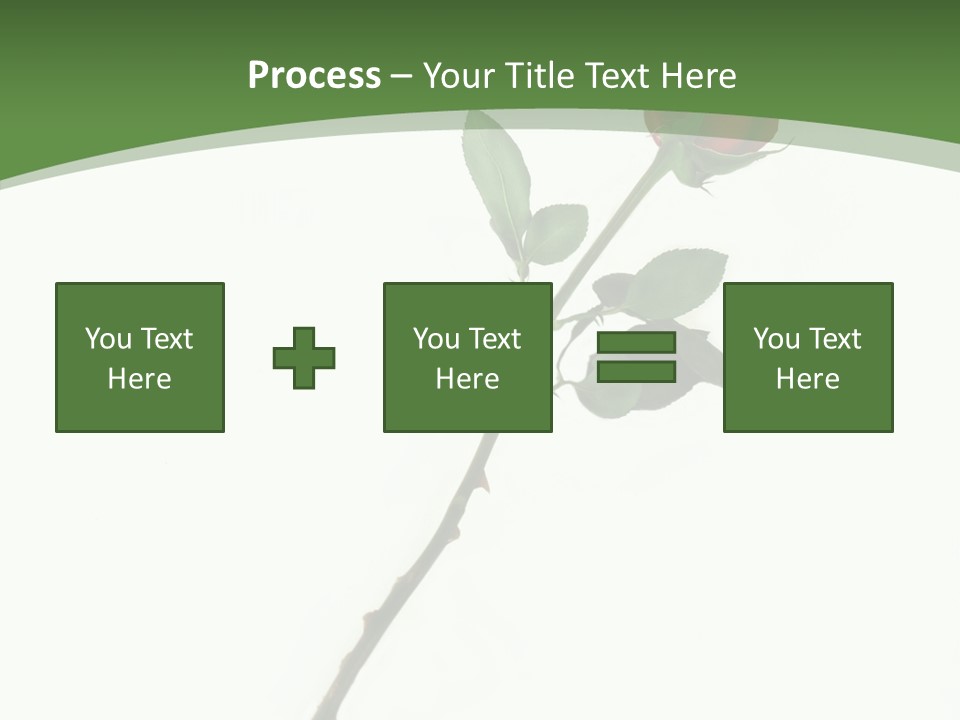 Occasion Rose Holiday PowerPoint Template