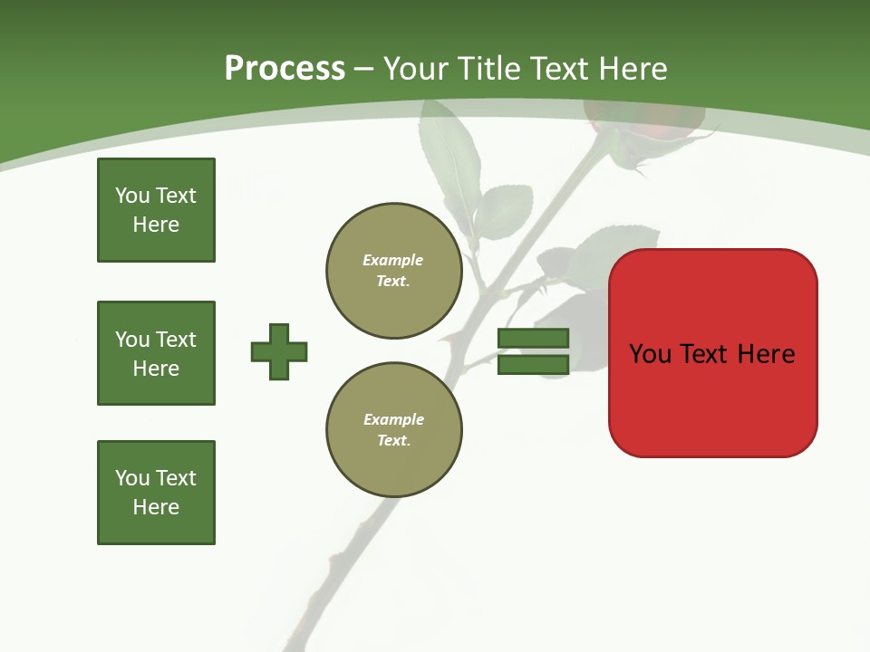 Occasion Rose Holiday PowerPoint Template