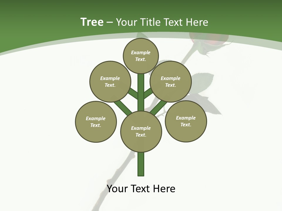 Occasion Rose Holiday PowerPoint Template