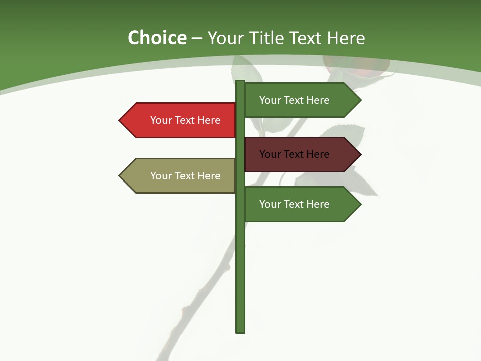 Occasion Rose Holiday PowerPoint Template