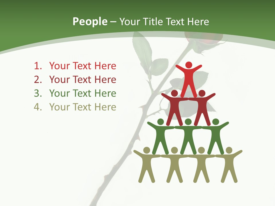 Occasion Rose Holiday PowerPoint Template