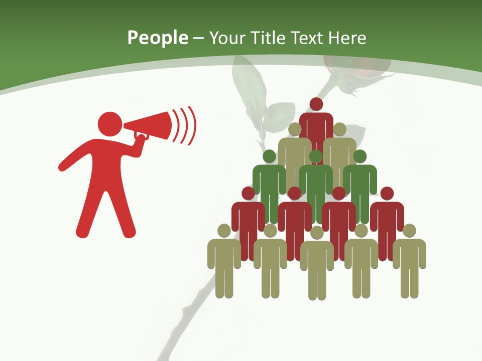 Occasion Rose Holiday PowerPoint Template