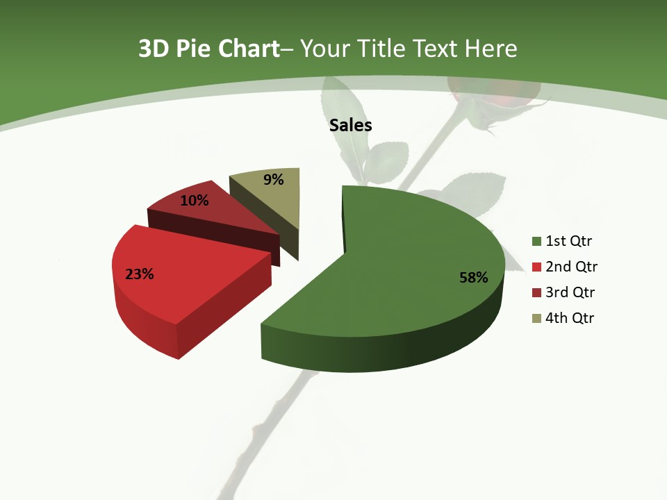 Occasion Rose Holiday PowerPoint Template