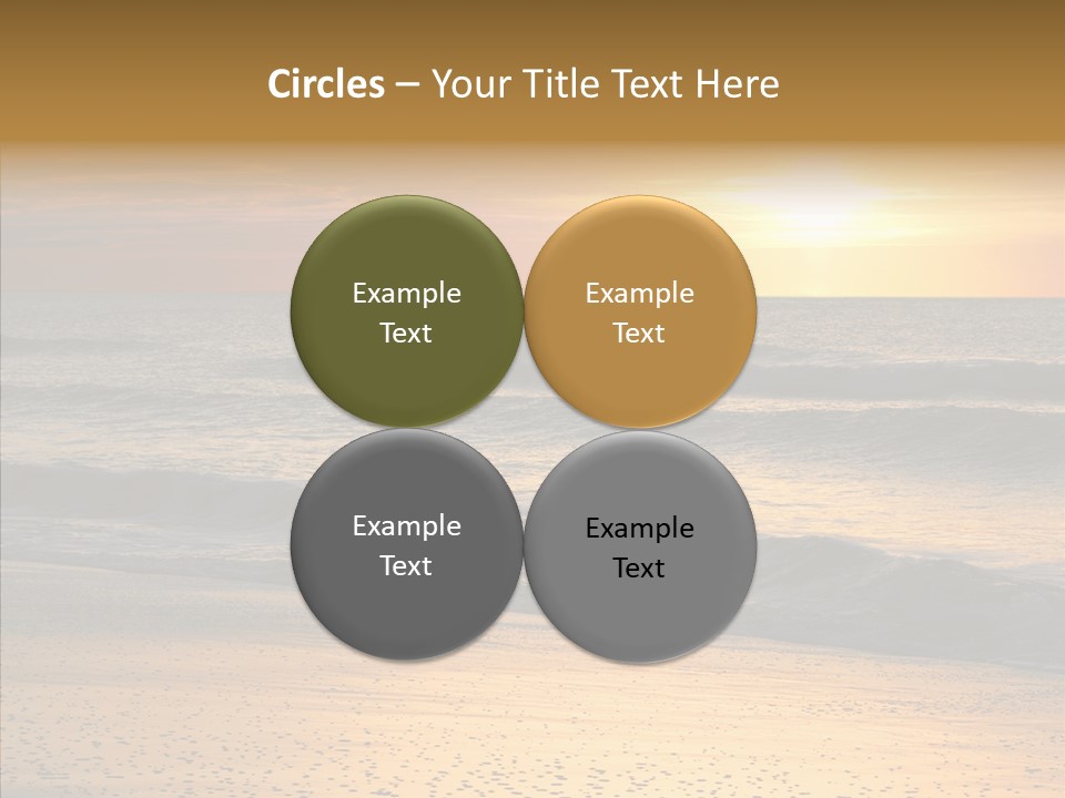 Natural Dawn Evening PowerPoint Template