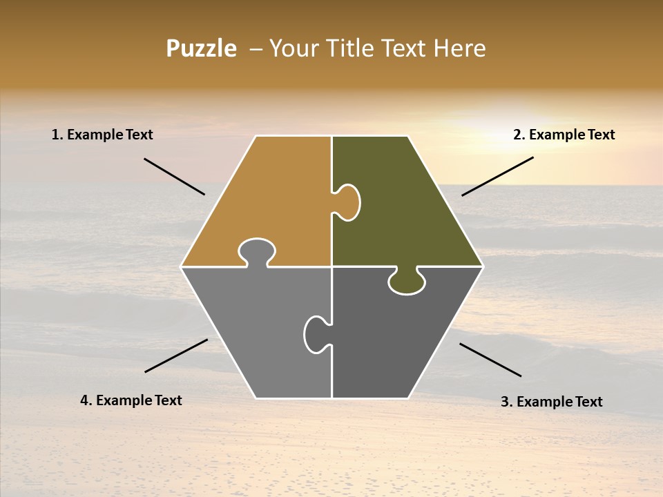 Natural Dawn Evening PowerPoint Template