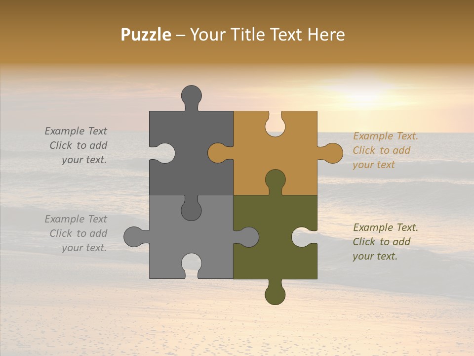 Natural Dawn Evening PowerPoint Template