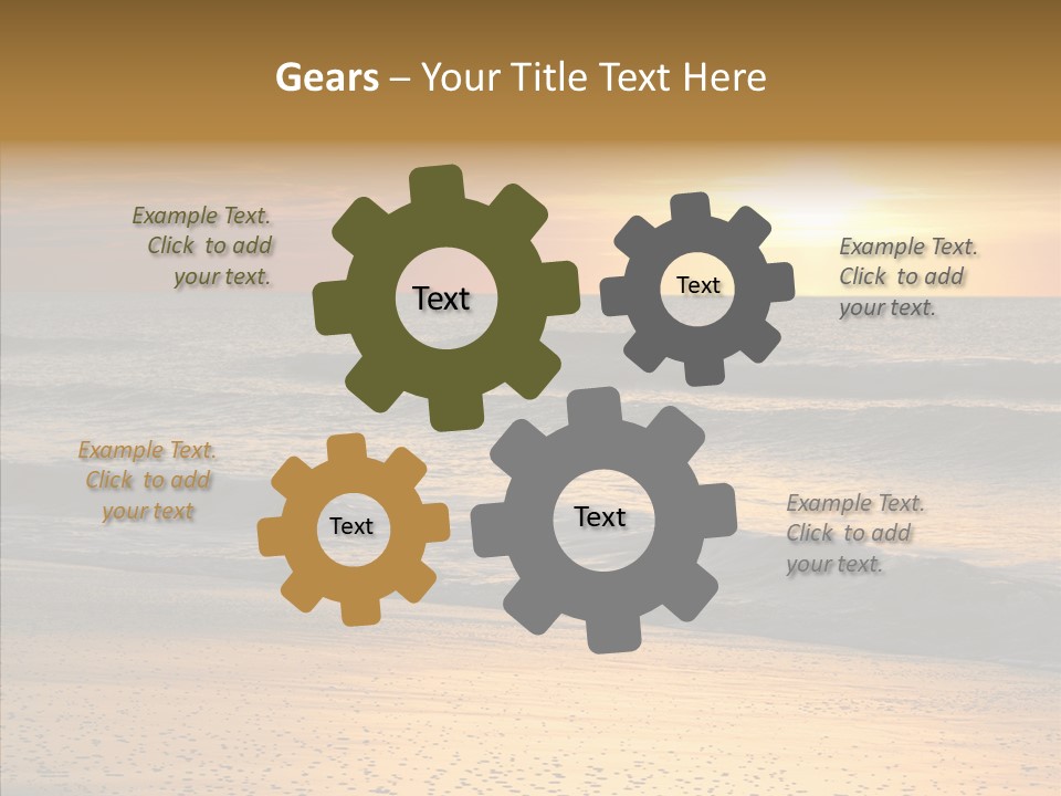 Natural Dawn Evening PowerPoint Template