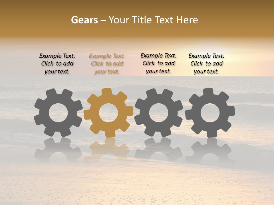 Natural Dawn Evening PowerPoint Template