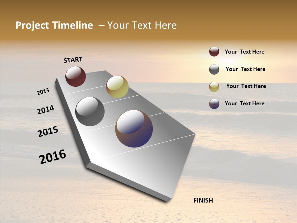 Natural Dawn Evening PowerPoint Template