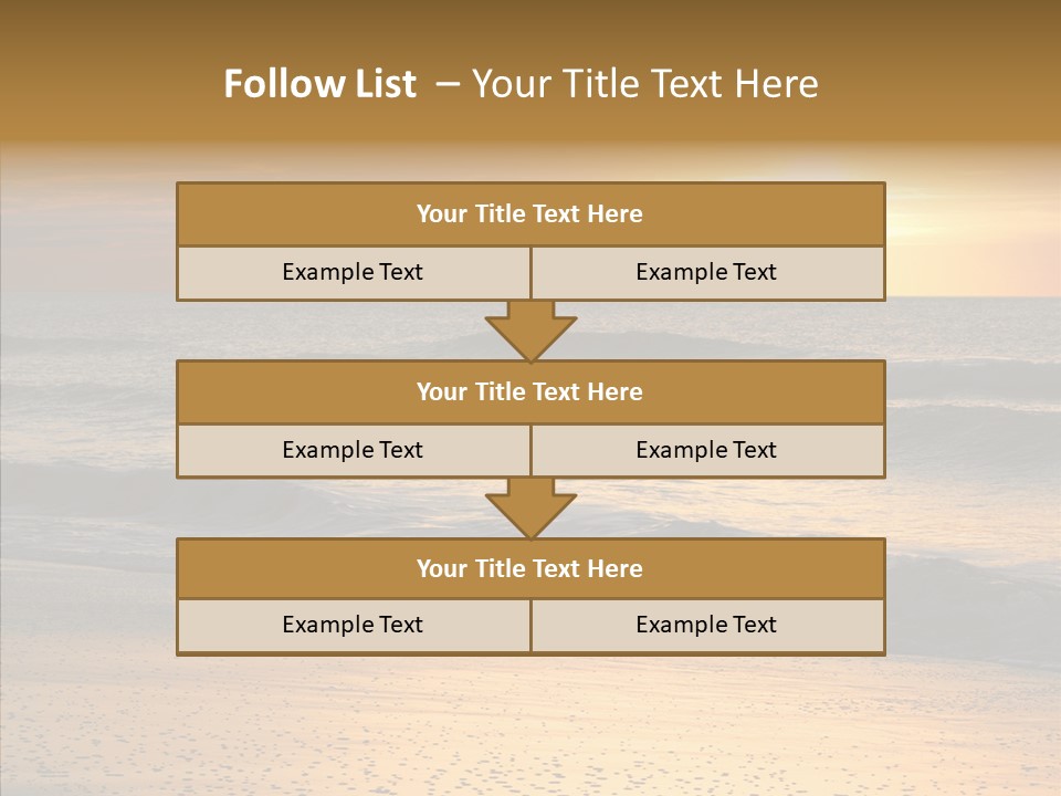 Natural Dawn Evening PowerPoint Template