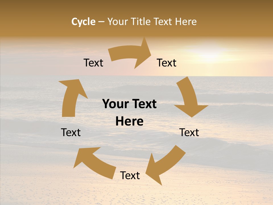 Natural Dawn Evening PowerPoint Template