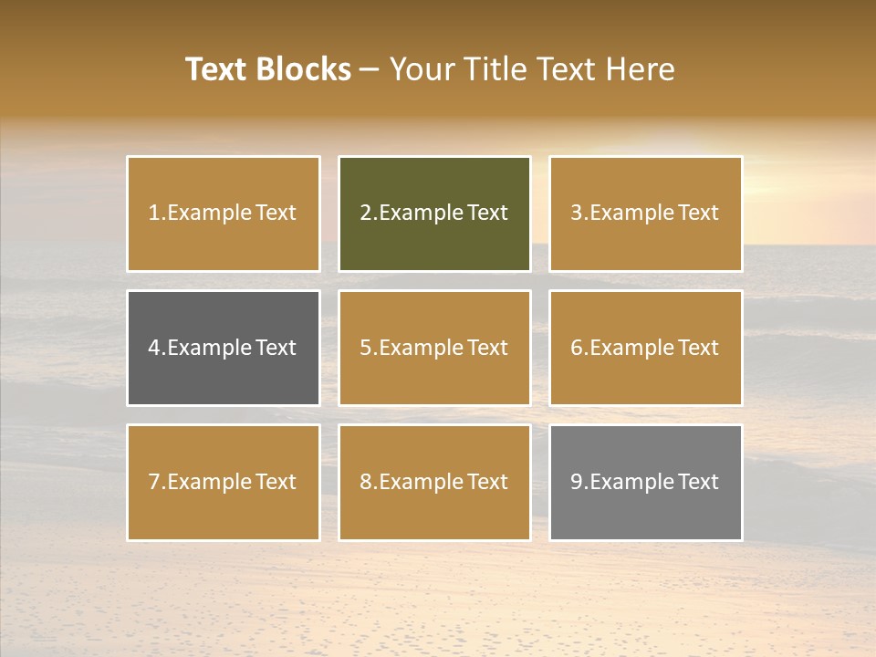 Natural Dawn Evening PowerPoint Template