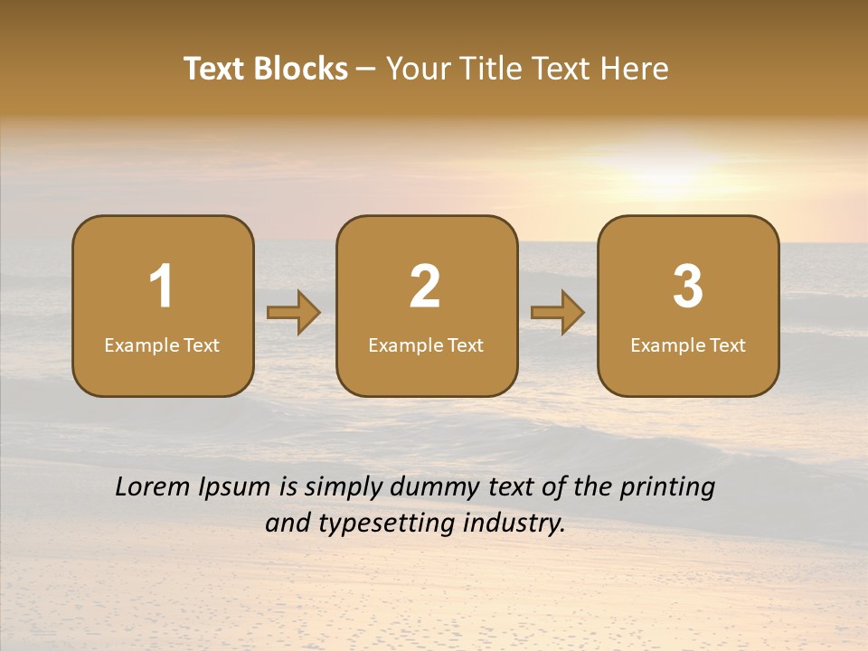 Natural Dawn Evening PowerPoint Template
