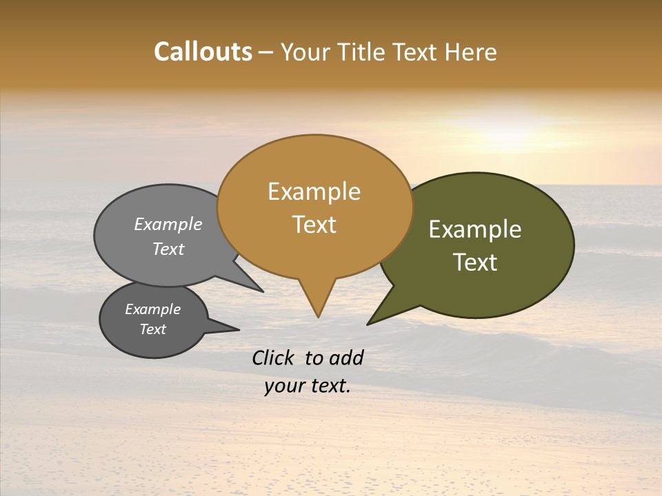 Natural Dawn Evening PowerPoint Template