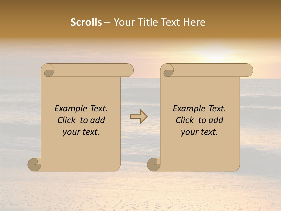 Natural Dawn Evening PowerPoint Template
