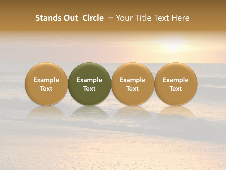 Natural Dawn Evening PowerPoint Template