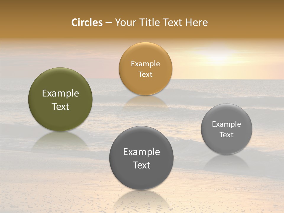 Natural Dawn Evening PowerPoint Template