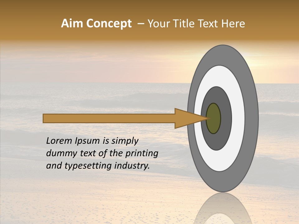 Natural Dawn Evening PowerPoint Template