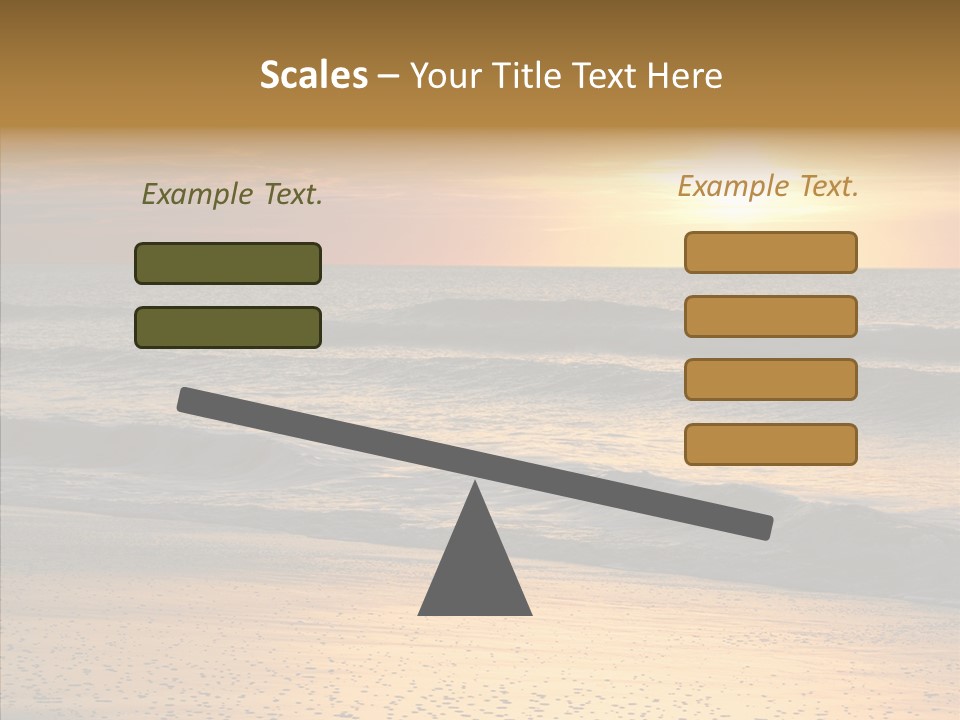 Natural Dawn Evening PowerPoint Template