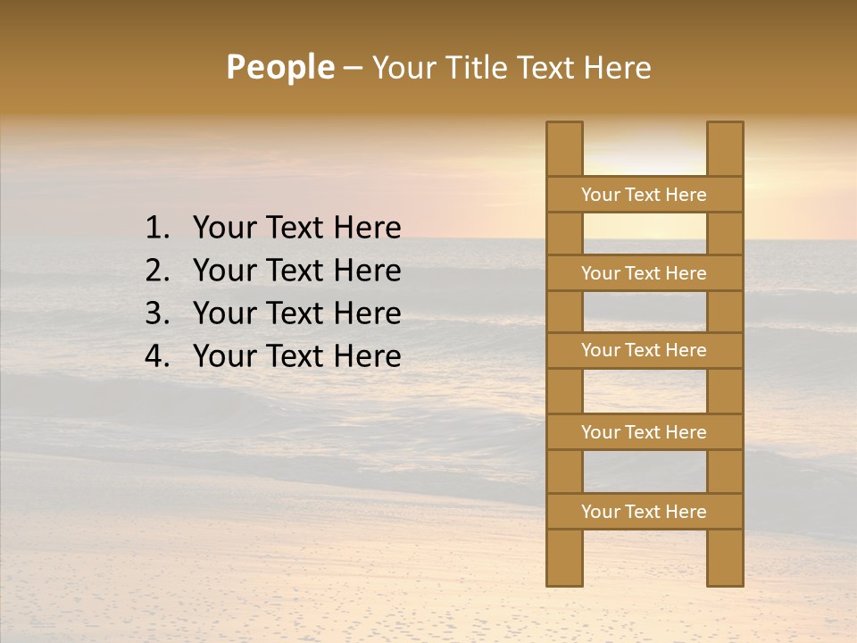 Natural Dawn Evening PowerPoint Template