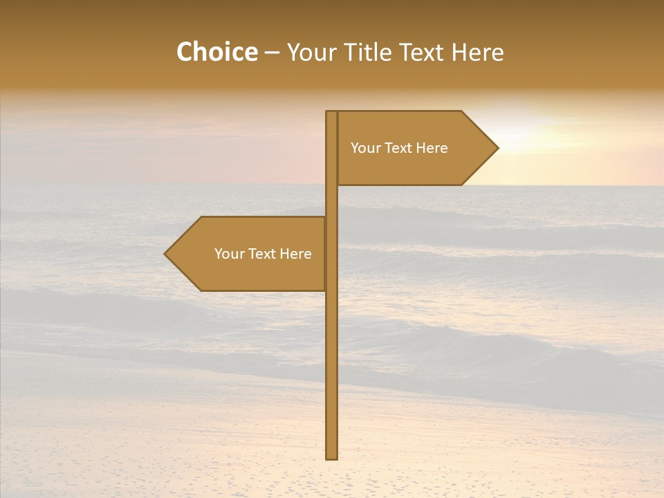 Natural Dawn Evening PowerPoint Template