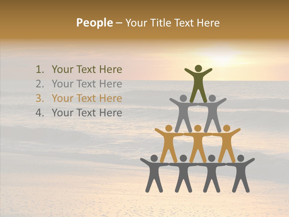 Natural Dawn Evening PowerPoint Template