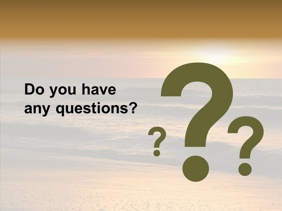 Natural Dawn Evening PowerPoint Template