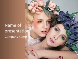 Sexiness Sensual Pretty PowerPoint Template