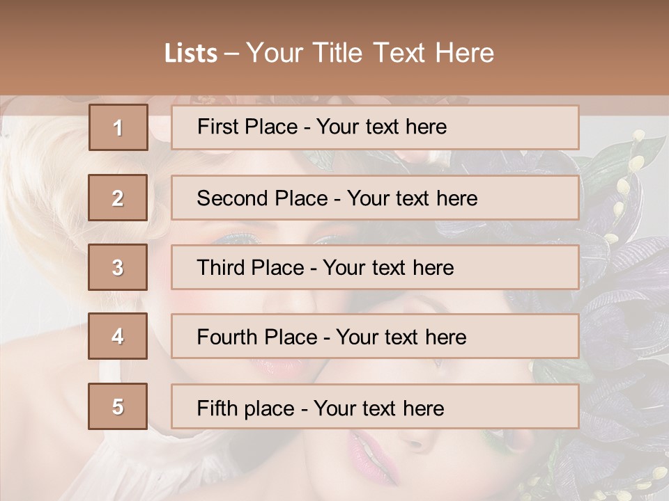Sexiness Sensual Pretty PowerPoint Template