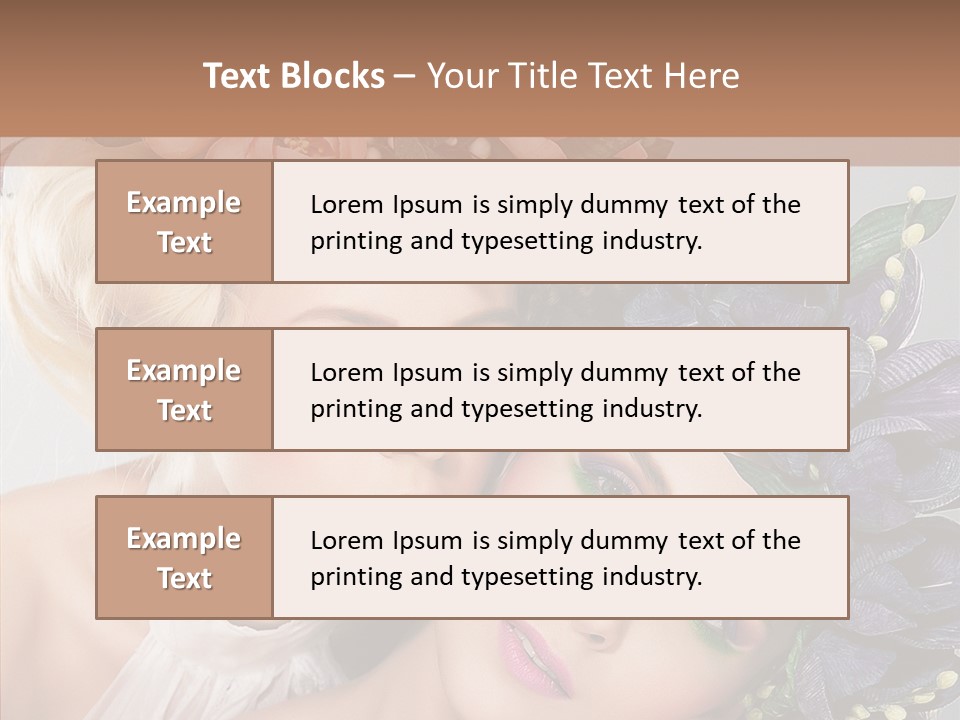 Sexiness Sensual Pretty PowerPoint Template