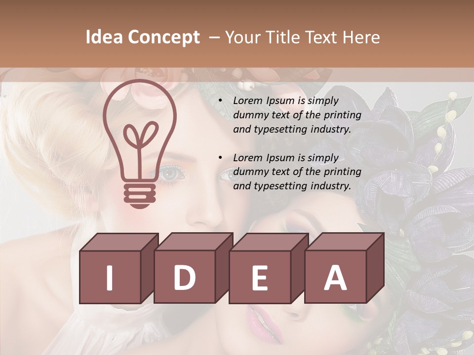 Sexiness Sensual Pretty PowerPoint Template