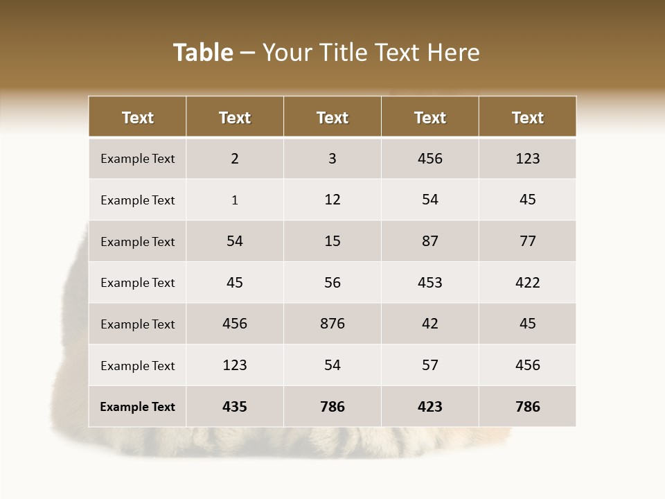 Stalk Tenderness Awaiting PowerPoint Template