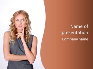 Puzzled Expression Manager PowerPoint Template