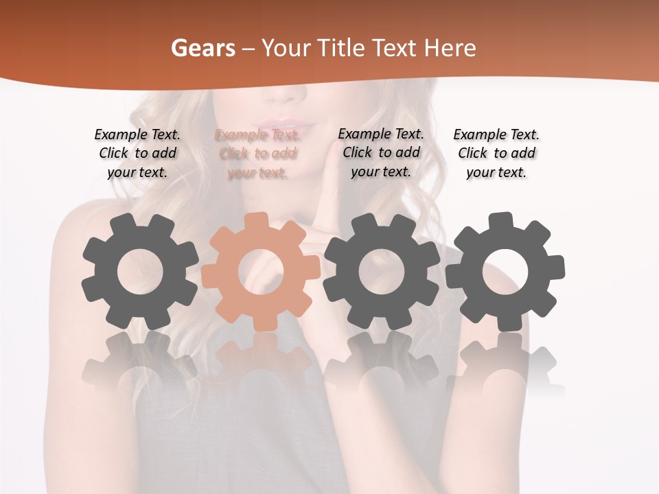 Puzzled Expression Manager PowerPoint Template