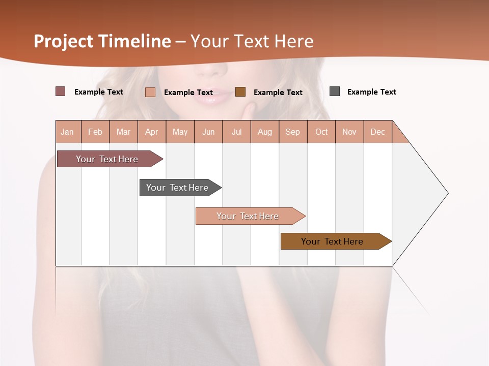 Puzzled Expression Manager PowerPoint Template