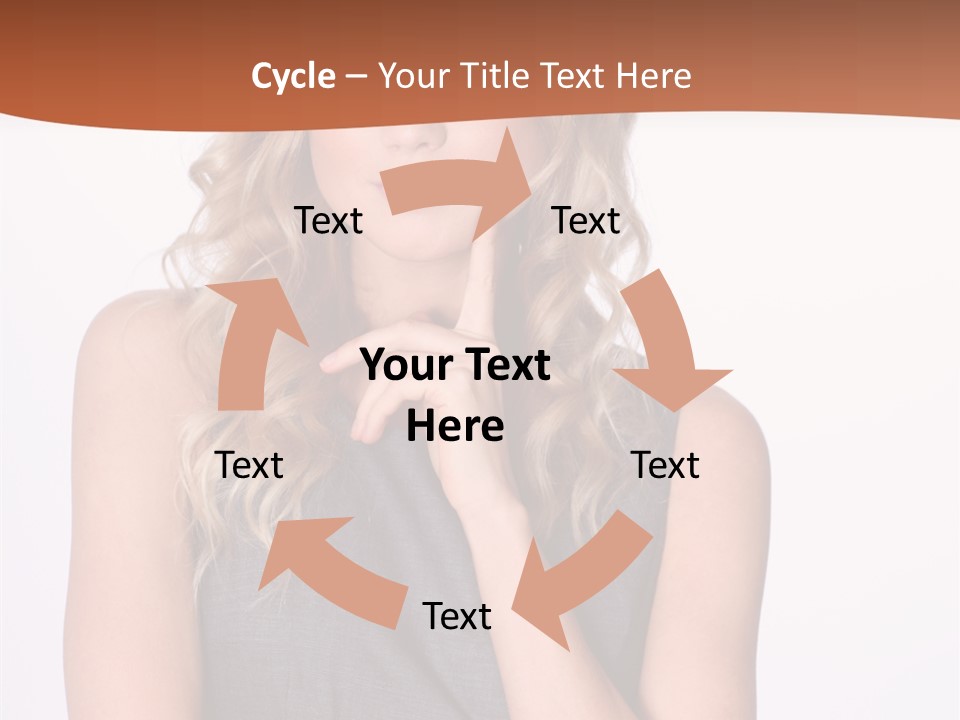 Puzzled Expression Manager PowerPoint Template
