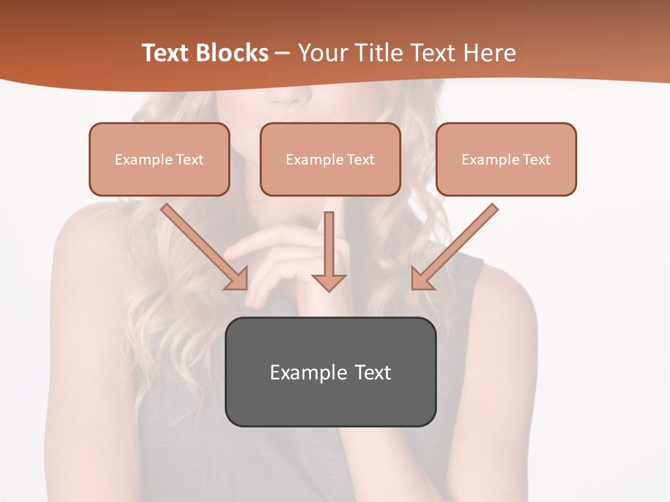 Puzzled Expression Manager PowerPoint Template